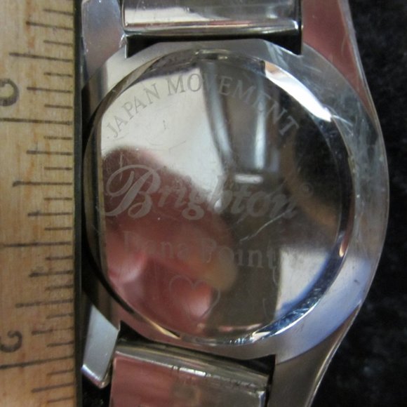 Brighton "Dana Point" Silvertone/Crystal Watch - Picture 3 of 5